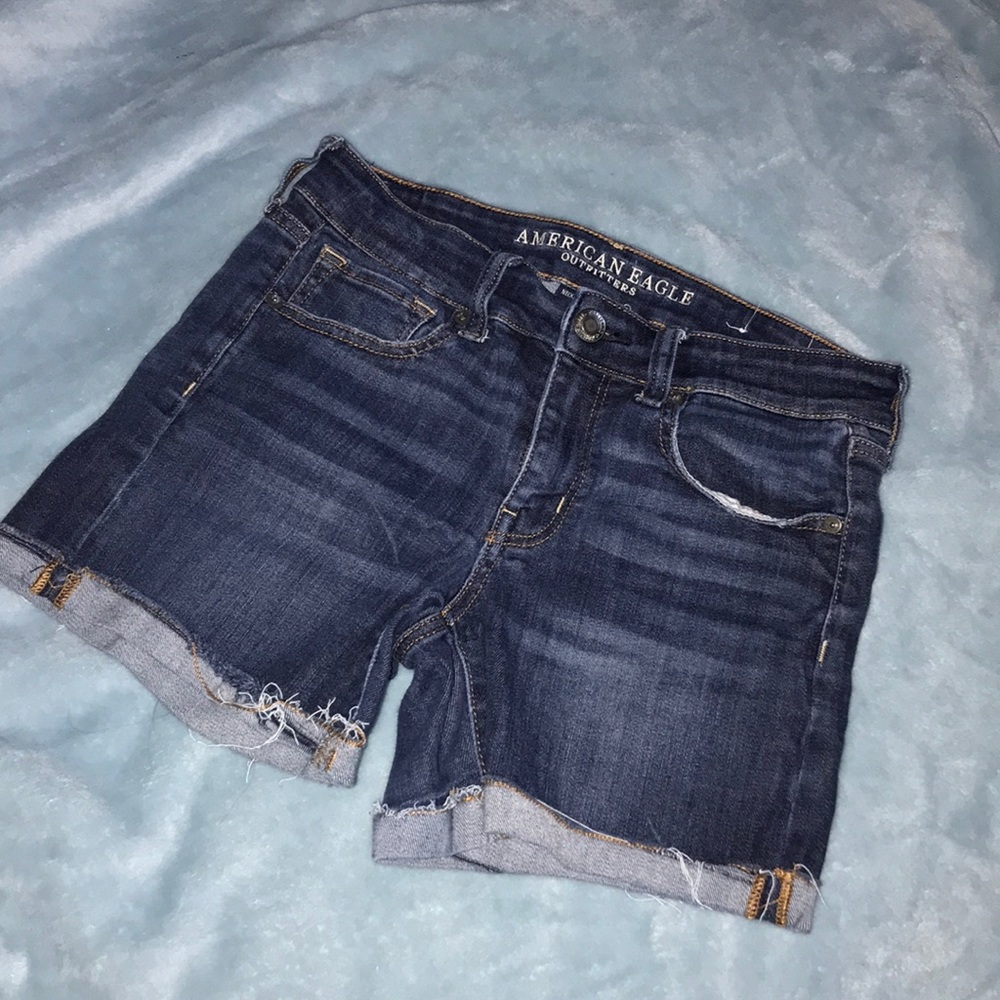 American Eagle Midi Jean Shorts